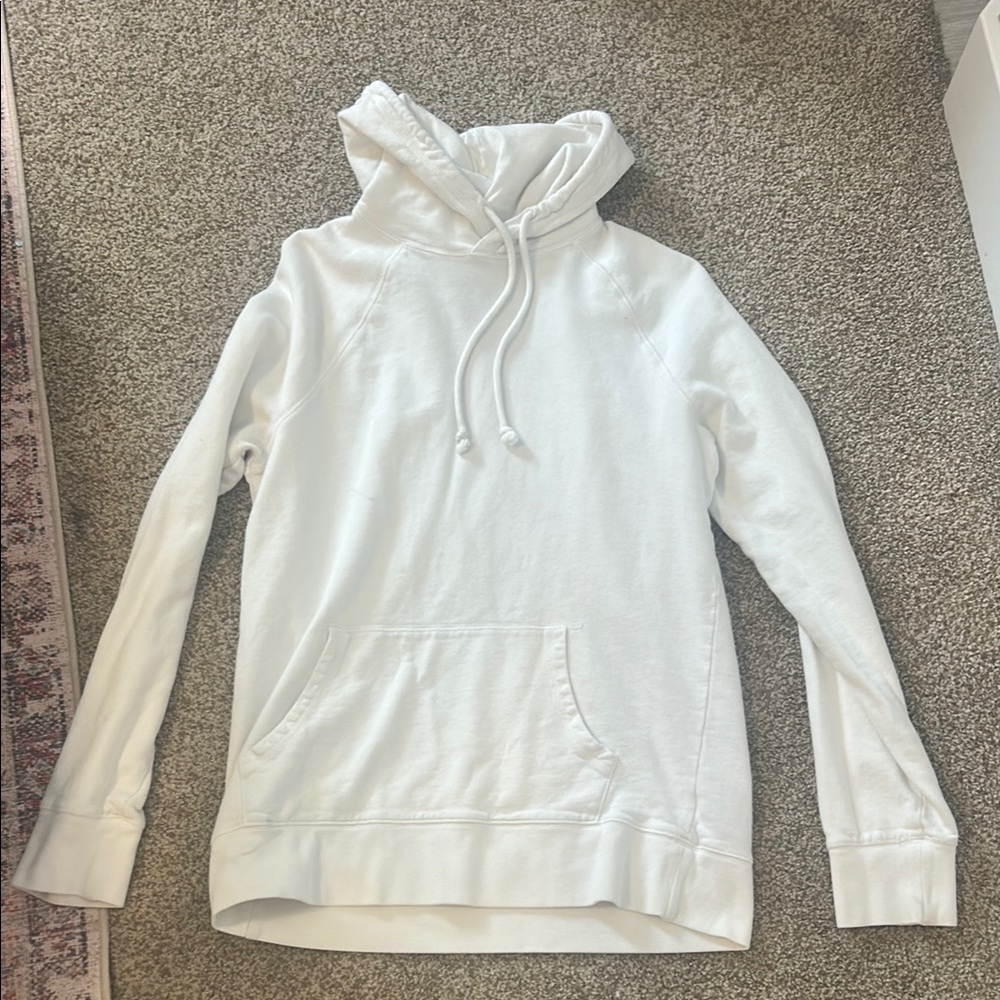 Goodfellow & Co White Oversized Long Sleeve Hoodie
